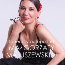 Zdjęcie siedzącej Małgorzaty Matuszewskiej.