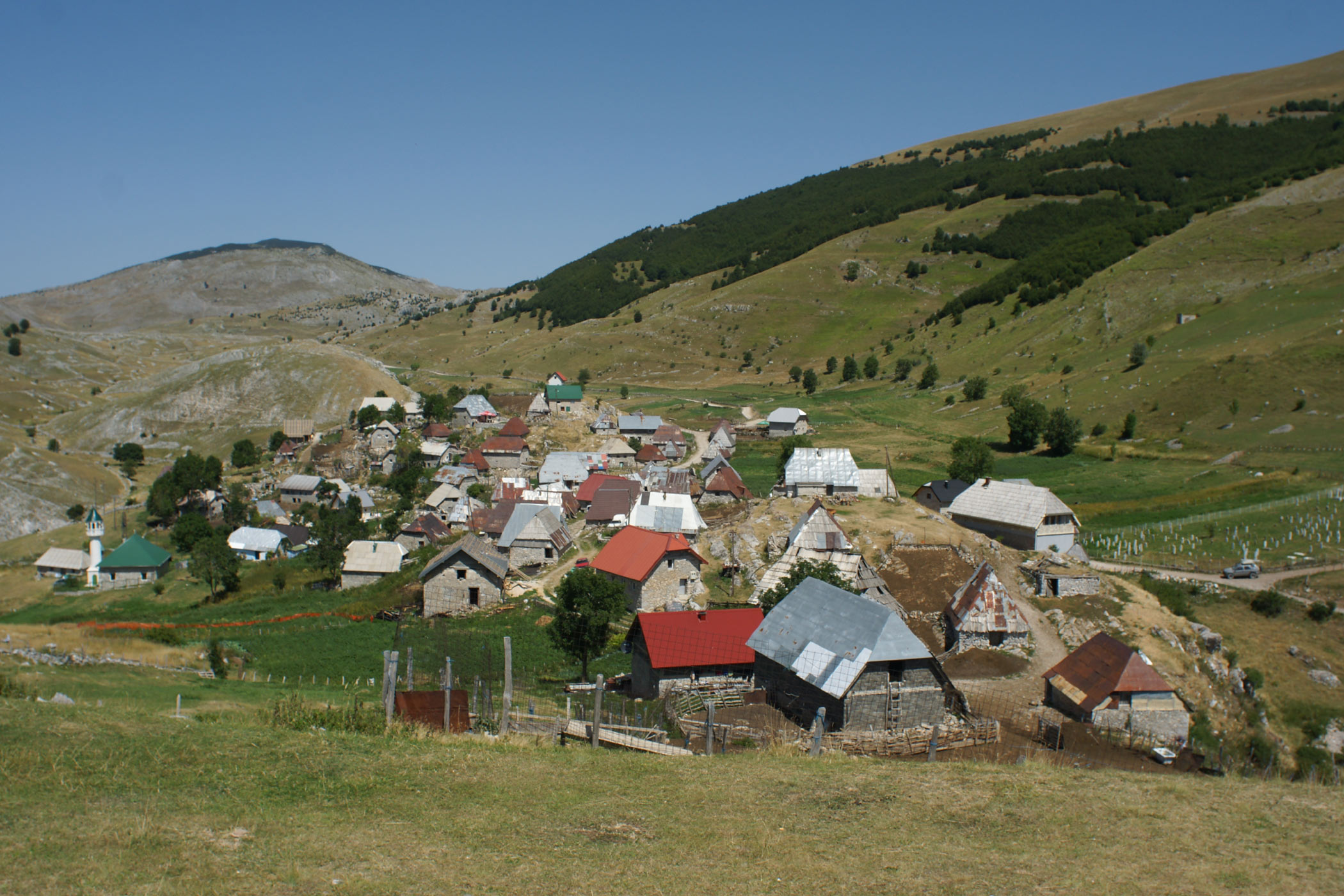 wioska w górach